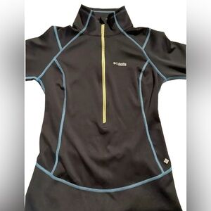 Columbia Titanium Women’s Small Black Pullover Top Omni-Wick Gorpcore Hiking
